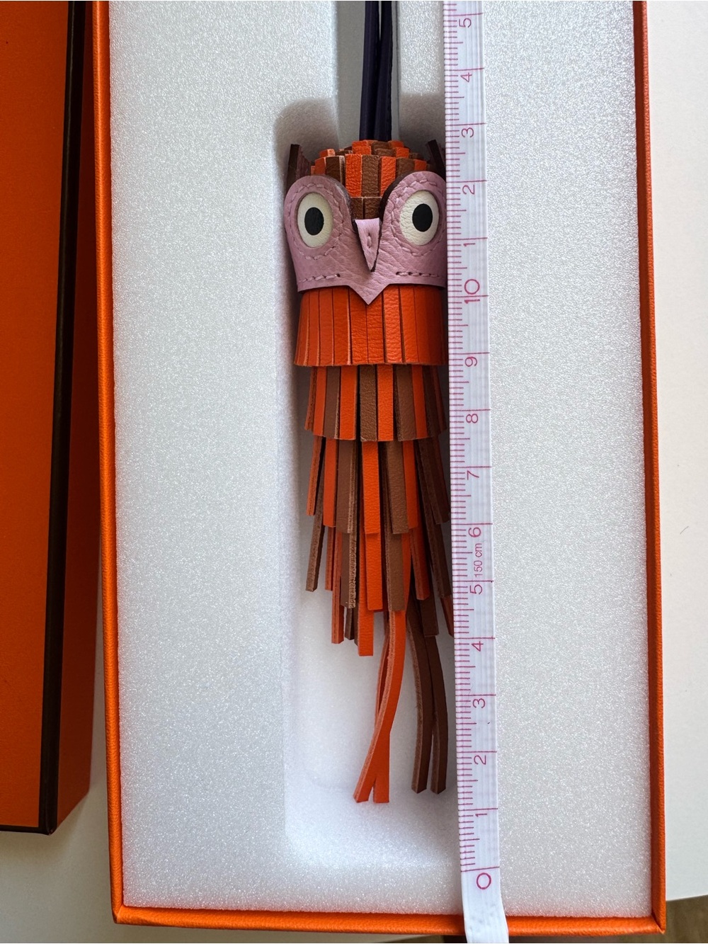 💞Authentic💞Hermes Chouette Bag Charm - BRAND NEW/ NEVER WORN - Picture 11 of 12